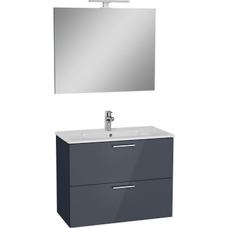 Çekmeceli Banyo Dolabı Seti 80 cm Modern Tasarım ve Fonksiyonel