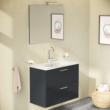 Çekmeceli Banyo Dolabı Seti 80 cm Modern Tasarım ve Fonksiyonel