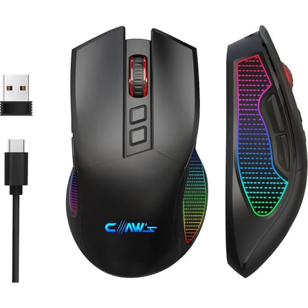 Kablosuz RGB Mouse, 10000 DPI ve Makro Yazılımlı Özellikler ile Tasarlandı