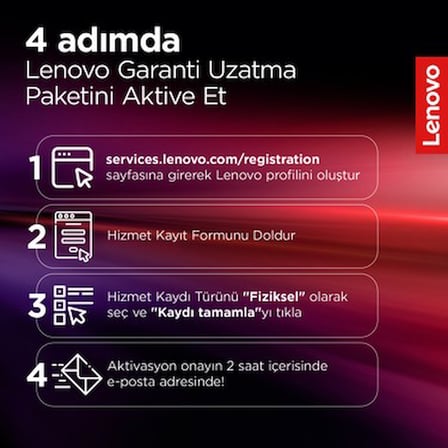 Lenovo 1 Yıl Garanti Uzatma