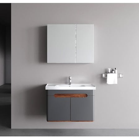 Wons Wıns Aizanoi 80 cm Antrasit/Barok Banyo