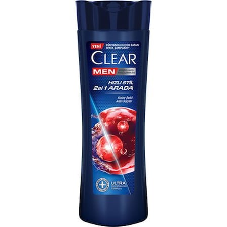 Hızlı Stil Şampuanı - 350 ml, 2'si 1 Arada Kullanım