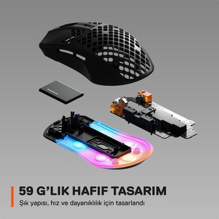 Steelseries Aerox 3 Ultra Hafif Gaming