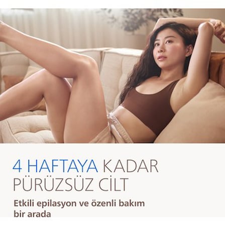 Kablosuz Epilatör, Islak ve Kuru Kullanım, Yıkanabilir Başlık
