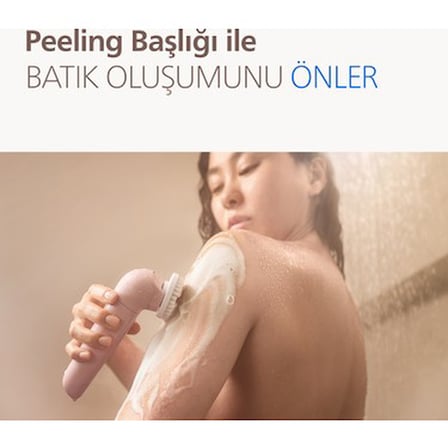 Kablosuz Epilatör, Islak ve Kuru Kullanım, Yıkanabilir Başlık