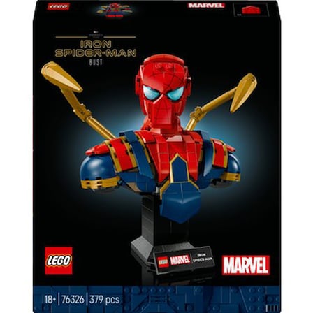 Lego® ǀ Marvel Iron Örümcek Adam Büstü 76326 – Yetişkinler Için Koleksiyonluk ve Dekoratif Model