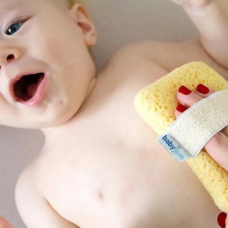 Yumuşak Dokulu Bebek Yıkama Süngeri, Hassas Ciltler İçin Ergonomik Tasarım