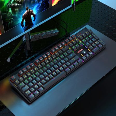 Mekanik Klavye - Rainbow RGB Aydınlatma ve Anti-Ghosting