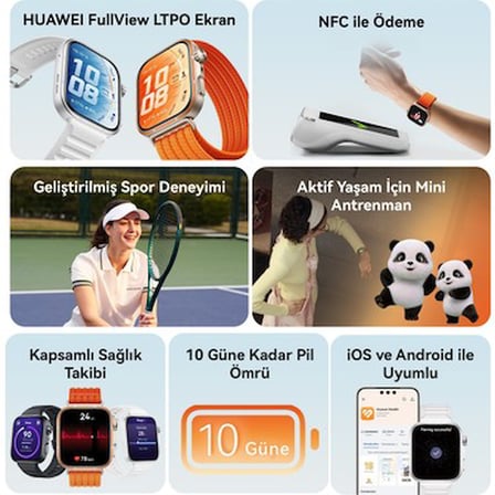 Beyaz Akıllı Saat, NFC ile Ödeme ve Gelişmiş Uyku Takibi
