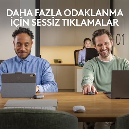 Logitech MX Anywhere 3S Kompakt 8000 DPI Optik Sensörlü Sessiz Bluetooth Kablosuz Mouse -