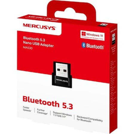 Bluetooth 5.3 Nano USB Adaptör, Kompakt Tasarım ve Tak-Çalıştır Özelliği