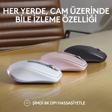 Kompakt Tasarıma Sahip 8000 DPI Optik Sensörlü Kablosuz Mouse