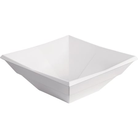 Kare Beyaz Deliksiz Lavabo 41 cm Modern Tasarım ile Fonksiyonel Kullanım