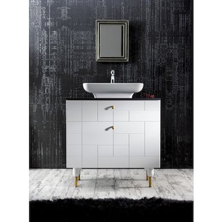 60 x 42 cm Boyutlarında Turkuaz Renkli Lavabo