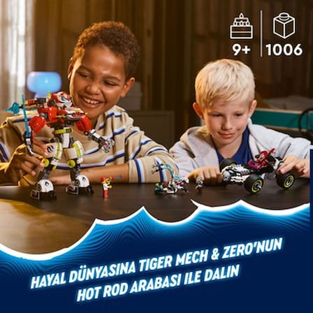 Cooper'ın Kaplan Robotu ve Hot Rod Arabası ile Eğlence