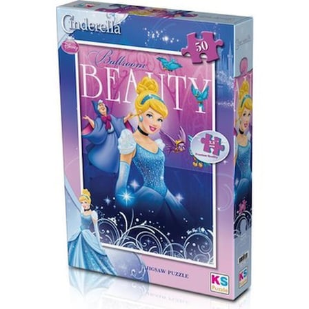 Cinderella Temalı 50 Parça Puzzle Eğlenceli Eğitici Oyun