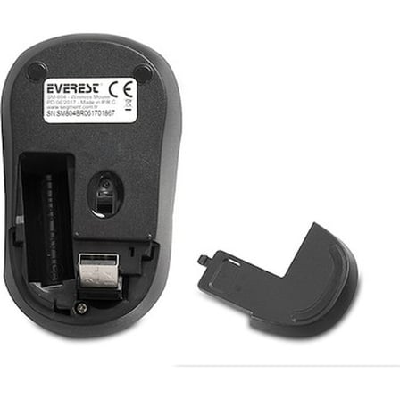 Everest Sm-804 Usb Siyah/Beyaz 800/1200/1600Dpi Kablosuz