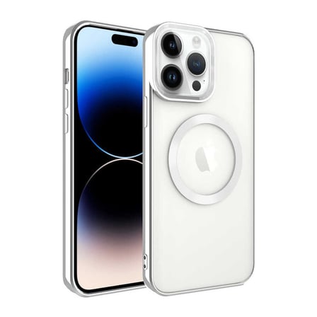 Şeffaf Kenarları ile Kamera Korumalı Kılıf ile iPhone 14 Pro Max