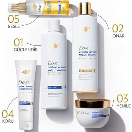 350 ml Yoğun Onarıcı Saç Bakım Kremi, Amino Serum İçerir