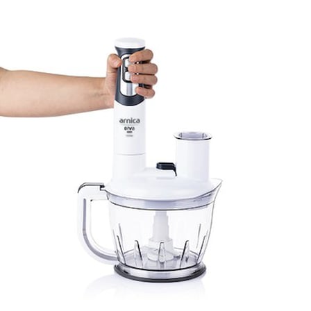 Rendeli El Blender Seti, Beyaz Renkli Modern Tasarım