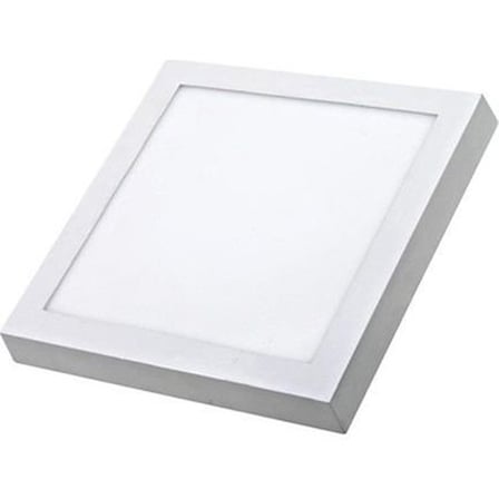 Sıva Üstü 18W Beyaz Kare LED Panel Armatür ile Aydınlatma