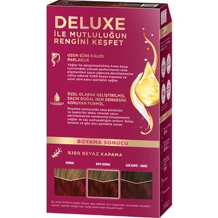 Saç Boyası Bakım Seti, Zengin Yağ Bakımı ile 5-88 Renk