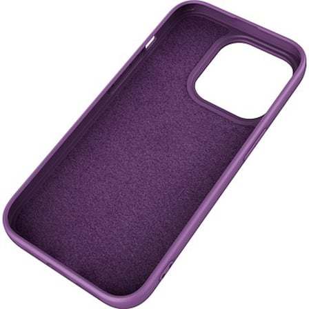 Apple iPhone 15 İçin Silinebilir Kadife Arka Kapaklı Kılıf