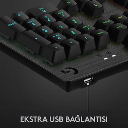 Logitech G G512 Carbon LIGHTSYNC RGB GX Brown Mekanik Oyun Klavyesi -