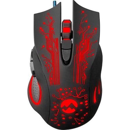 3200 DPI Oyuncu Mouse, Siyah Tasarım