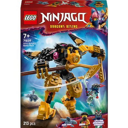 7+ yaş çocuklar için Minifigür ve Ejderha Modeli içeren NINJAGO seti