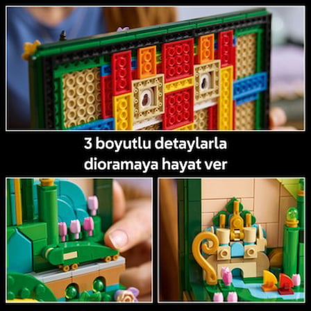 Lego® Wicked Emerald City Duvar Tablosu 75685 - Yetişkin Kadınlar ve Erkekler Için Minifigür Içeren