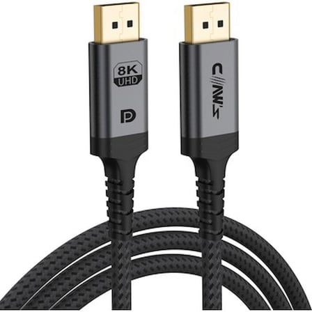 Alüminyum gövdeli 8K UHD DisplayPort, yüksek hızda veri iletimi ve geniş uyumluluk