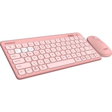 Everest Lumı KM-BT903 Pembe 3in1 3 Bt + 2.4 1600DPI Ultra Ince Q 4 Cihaz Bağlantılı Scissors