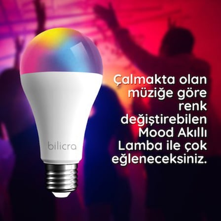 Renkli Işık Seçenekleri ile Uzaktan Kontrol Edilebilen LED Ampul