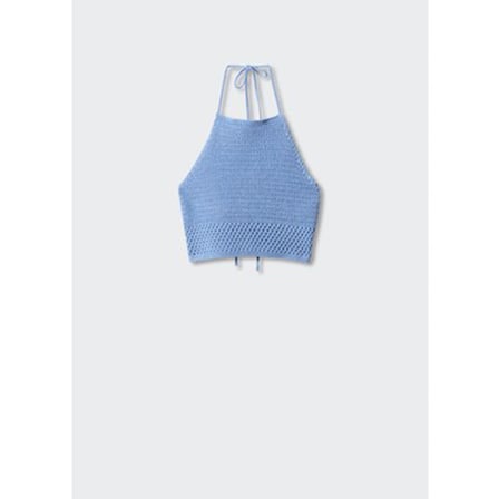 Mango Halter Yaka Tığ İşi