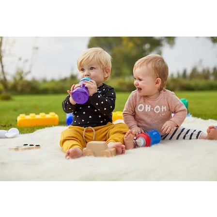 300 ml Yumuşak Uçlu Alıştırma Bardağı, Mor Renk
