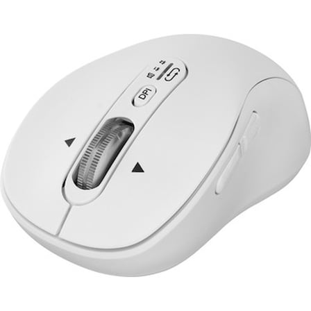 Kablosuz Mouse, 3000 DPI Hız ve Beyaz Tasarım