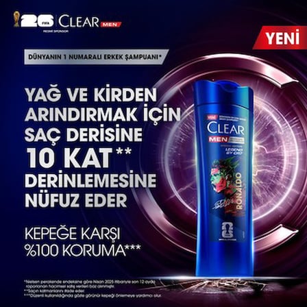 Şampuan - 350 ml Legend By Cr7, Kepeğe Karşı Etkili