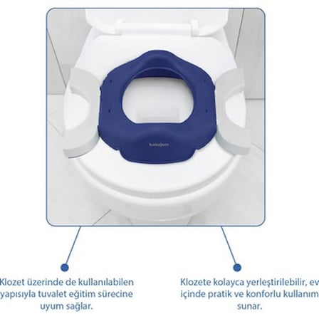 Portatif ve Katlanabilir Lazımlık, Indigo Mavi Renk