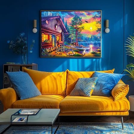 1000 Parça Evening Sunset Temalı Eğlenceli Yapboz