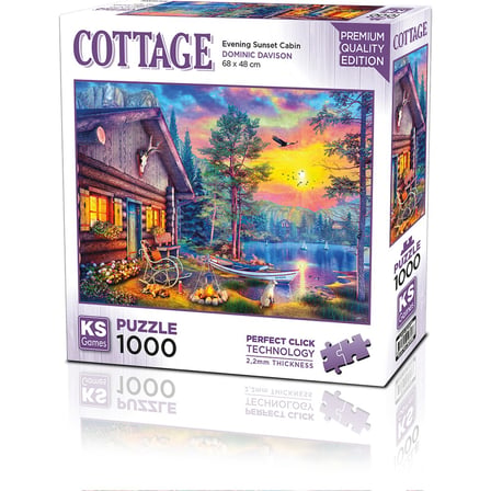 1000 Parça Evening Sunset Temalı Eğlenceli Yapboz