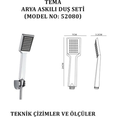 Askılı Duş Seti, Modern Tasarım ve Kullanışlılık