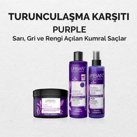 230 ml Mor Turunculaşma Karşıtı Yoğun Saç Bakım Maskesi