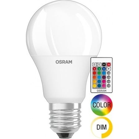 Uzaktan Kumandalı RGB Led Ampül, E-27 Duy Tipi ve Renk Seçenekleri