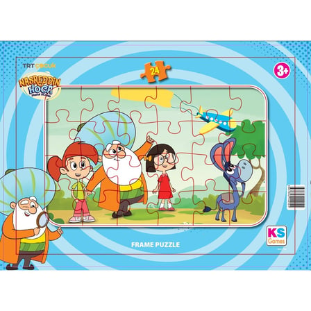 Nasrettin Hoca Temalı 24 Parça Puzzle