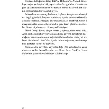 Marga'nın Acı Otlar, Doğa ve İnsan İlişkisi
