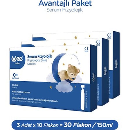 Fizyolojik Serum, 10'lu Paket (10x3)