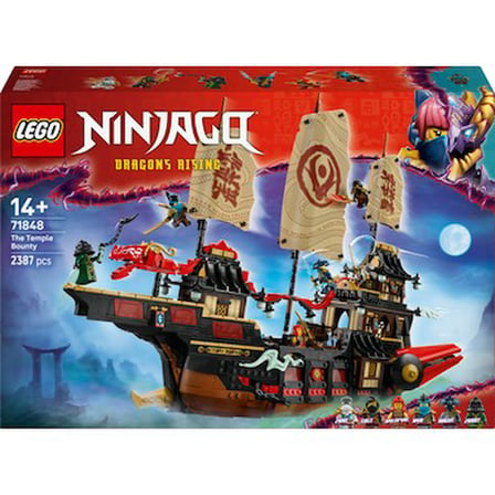 Ninjago Temalı Tapınak Ödülü, 6 Minifigür İçeren Yaratıcı Set