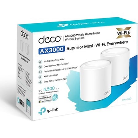 Wi-Fi 6 Mesh Sistemi, AX3000 Mbps Hız ve Fiber Uyumlu Çift Bant