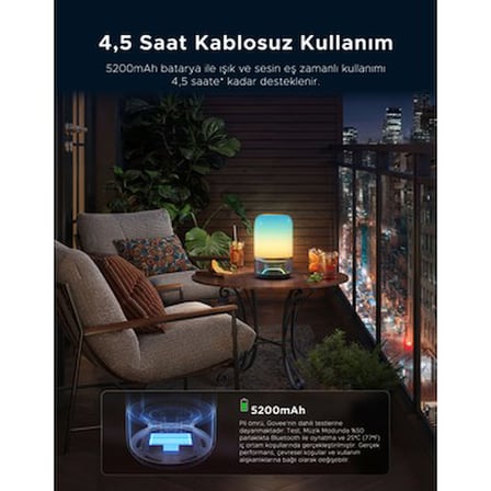 Masa Lambası ile JBL Hoparlörlü Akıllı Aydınlatma